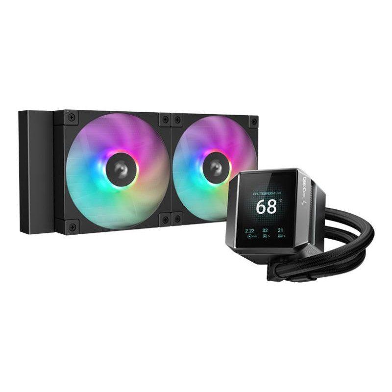 ARCTIC Liquid Freezer III 240 A-RGB - PC à refroidissement par eau, refroidisseur d’eau tout-en-un pour processeur AIO, Compatible Intel LGA1851/1700 &amp; AMD AM5/4, Pompe à commande PWM efficace - Blanc