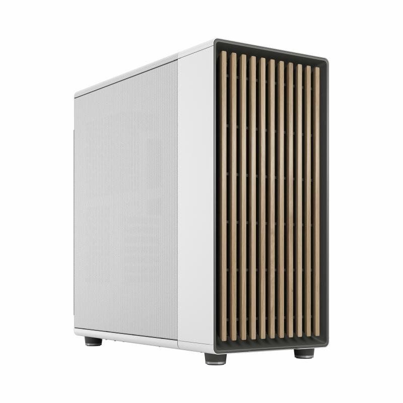 Fractal Design North XL Chalk White Mesh- Boîtier PC Gaming Grande Tour EATX à Flux d&#39;air – Trois Ventilateurs Aspect PWM de 140 mm Inclus – Port USB Type-C.