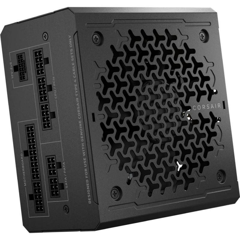 CORSAIR RM850e (2025) Alimentation ATX entièrement modulaire et silencieuse avec câble 12V-2x6 - Compatible ATX 3.1 et PCIe 5.1, efficacité Cybenetics Gold, condensateurs évalués à 105°C - Noir