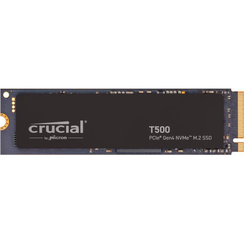 Crucial T500 SSD 4To PCIe Gen4 NVMe M.2 SSD Interne Gaming, jusqu’à 7000 Mo/s, TLC NAND, Compatible avec Ordinateur Portable et de Bureau, Disque Dur SSD, Microsoft DirectStorage - CT4000T500SSD3