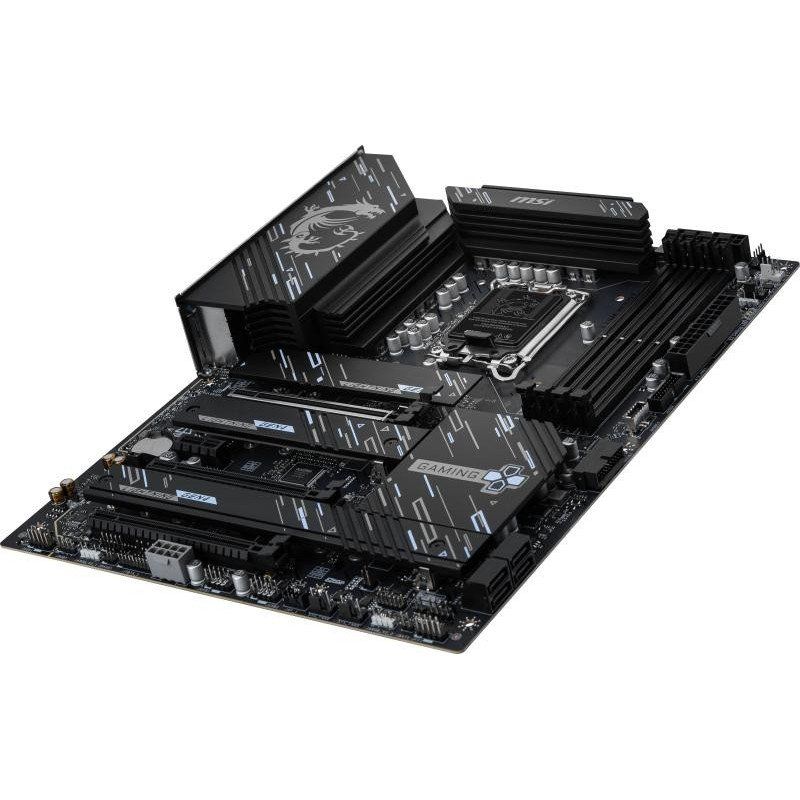 MSI Z890 Gaming Plus WiFi Carte mère, ATX - pour processeurs Intel Core Ultra (série 2), LGA 1851 - Mémoire DDR5 (9200+MT/s OC), 1x PCIe 5.0, 1 x M.2 Gen5, Intel Killer 5G LAN, Wi-FI 7