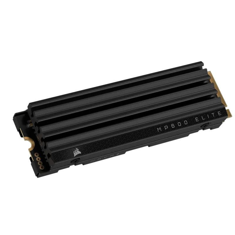 Corsair MP600 Elite 1 to M.2 PCIe Gen4 x4 NVMe SSD - M.2 2280 - Lecture Séquentielle Jusqu&#39;à 7 000 Mo/s - 3D TLC NAND Haute Densité - Noir