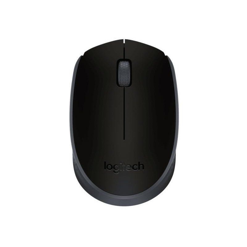 Logitech M171 Souris Sans Fil pour PC, Mac, Ordinateur portable, 2,4 GHz avec Mini-récepteur USB, Suivi Optique, Autonomie de Piles de 12 mois, Ambidextre - Noire