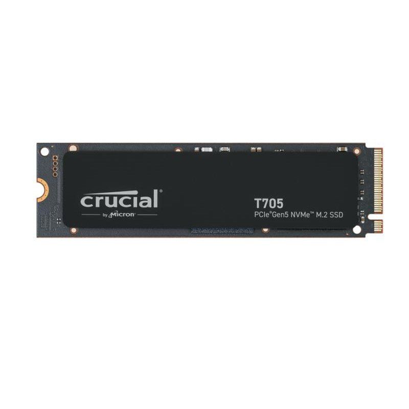Crucial T705 SSD 4To PCIe Gen5 NVMe M.2 SSD Interne Gaming, jusqu’à 14.100Mo/s, Microsoft DirectStorage, Rétrocompatibilité PCIe 4.0, Disque Dur SSD - CT4000T705SSD3