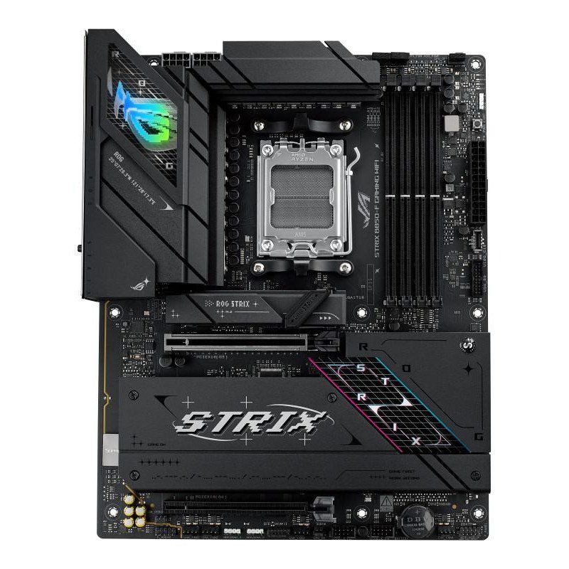 ASUS ROG Strix B850-F Gaming WiFi, Carte mère AMD ATX, 16+2+2 Phases d&#39;alimentation, Fente DDR5, PCIe 5.0 avec Fente Q-Release, 4 emplacements M.2, WiFi 7 avec WiFi Q-Antenne, AI Advisor, AI