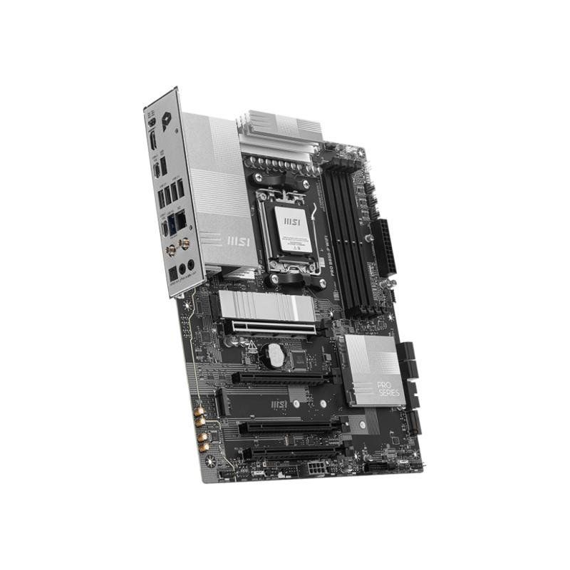 MSI Pro B850-P WiFi Carte mère, ATX - pour processeurs AMD Ryzen 9000/8000 / 7000, AM5 - DDR5 Memory Boost 8200+MT/s (OC), PCIe 5.0 x16 &amp; 4.0 x16, M.2 Gen5, Wi-FI 7, 5G LAN