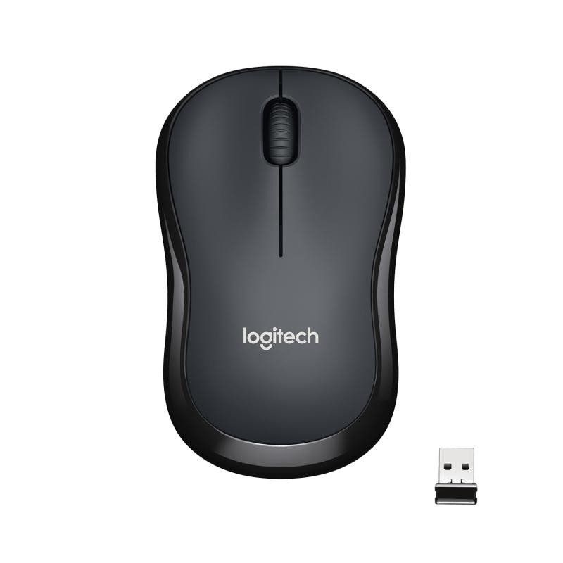 Logitech M220 Silent Souris Sans Fil, 2.4 GHz avec Récepteur USB, Résolution Capteur 1000 PPP, Pile 18 Mois, Ambidextre, Compatible avec PC, Mac, Ordinateur Portable - Noir