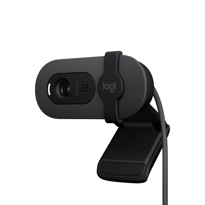 Logitech Brio 100 Webcam 2 MP 1920 x 1080 Pixels USB, W128599044 (1920 x 1080 Pixels USB Graphite)
