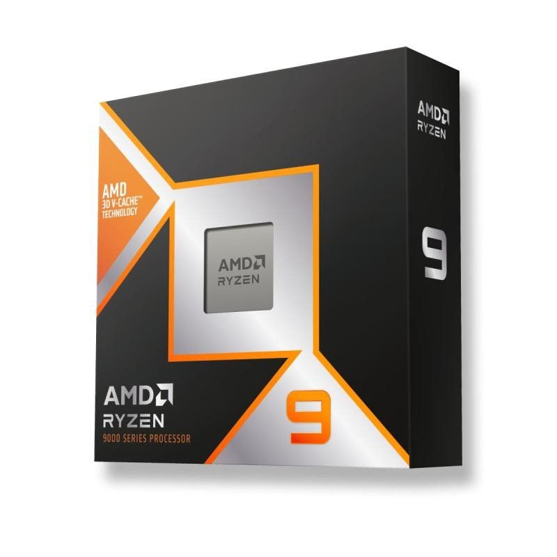 Processeur AMD Ryzen™ 9 9900X3D avec Technologie 3D V-Cache™, 12 cœurs/24 Threads, 140 Mo de Cache, TDP 120 W, Socket AM5, fréquence Max jusqu&#39;à 5,5 GHz, DDR5 et PCIe 5.0