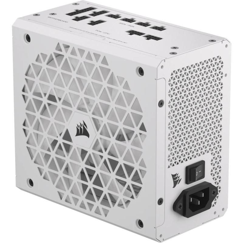 Corsair RM750x Shift Alimentation ATX Entièrement Modulaire - Interface Latérale Modulaire - Compliant ATX 3.1 &amp; PCIe 5.1 - Condensateurs Évalués à 105°C - Efficacité 80 Plus Gold - Blanc