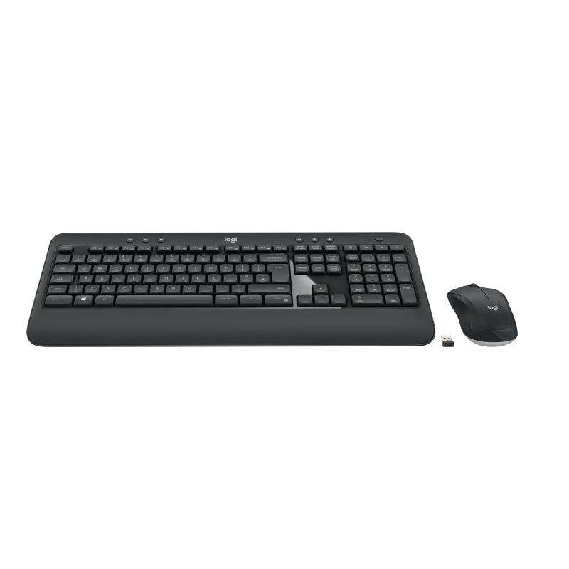 Logitech MK540 Combo Clavier Souris sans Fil Windows, Connexion 2.4 GHz avec Récepteur USB Unifying, Touches Multimédia, Batterie Longue Durée 3 Ans, PC/Portable, Clavier AZERTY Français - Noir