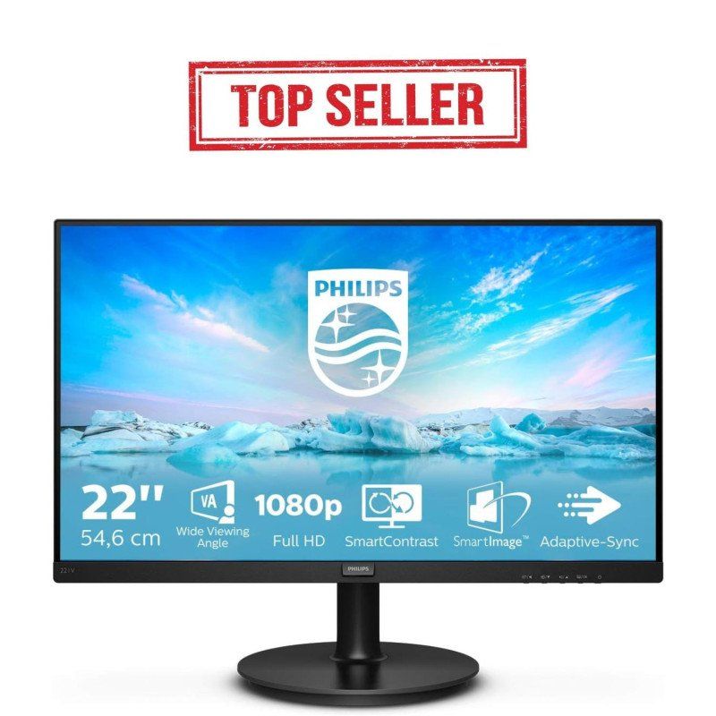 Ecran PC Philips V Line 221V8A 00 21.5&quot; Full HD Noir