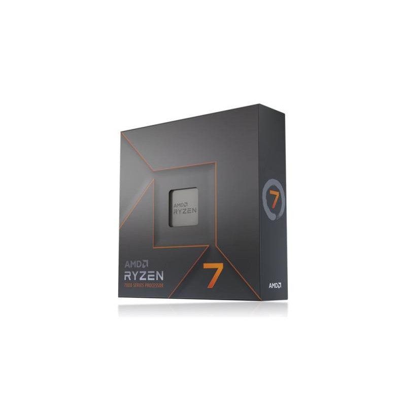 AMD Ryzen 7 7700X Processeur (Radeon Graphique Intégré, 8 Coeurs/16 Threads, 105W DTP, Socket AM5, Cache 40MB, jusqu&#39;à 5.4 GHz Fréquence Boost, Pas de Ventilateur)
