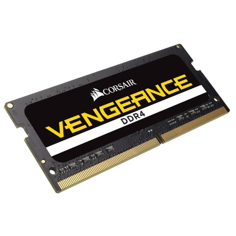 Corsair VENGEANCE Performance Kit de mémoire 8 Go (1 x 8 Go) DDR4 3200 CL22 Mémoire SODIMM sans tampon pour processeurs Intel Core de 11e génération, Noir