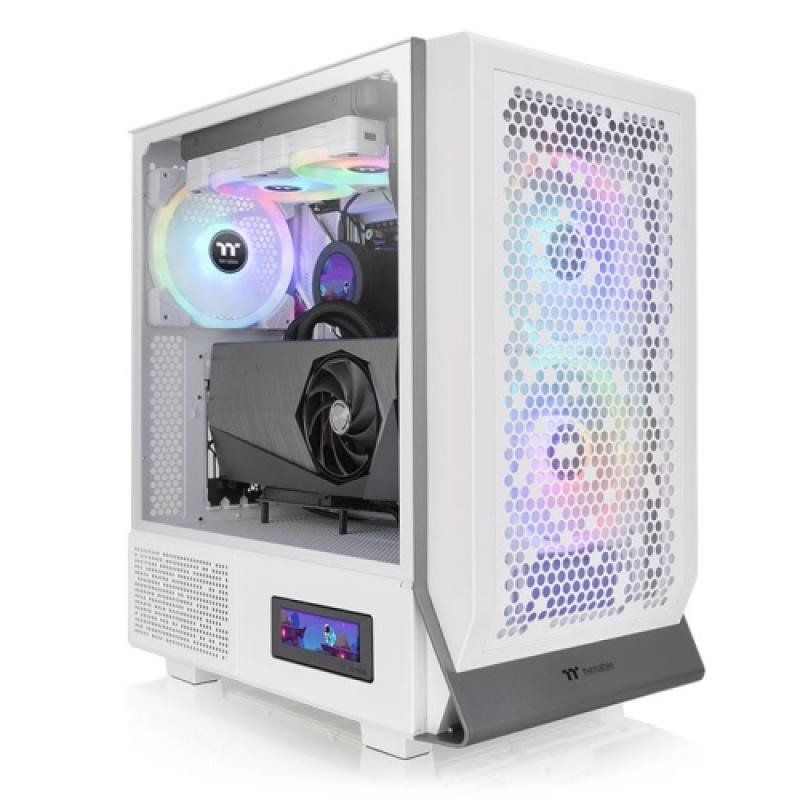 THERMALTAKE Ceres 300 TG ARGB | Boîtier Gaming | Snow