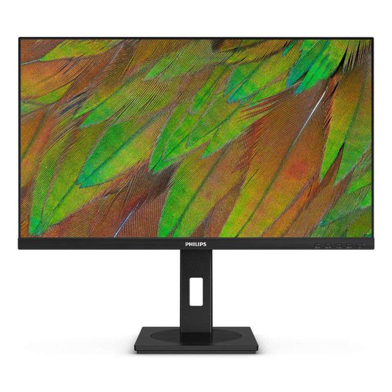 Philips 27B1N3800 - Moniteur Ultra HD 27 Pouces, réglable en Hauteur, Haut-parleurs, Adaptive Sync (3840x2160, 60 Hz, 2X HDMI 2.0, 1x DisplayPort 1.4, Hub USB) Noir
