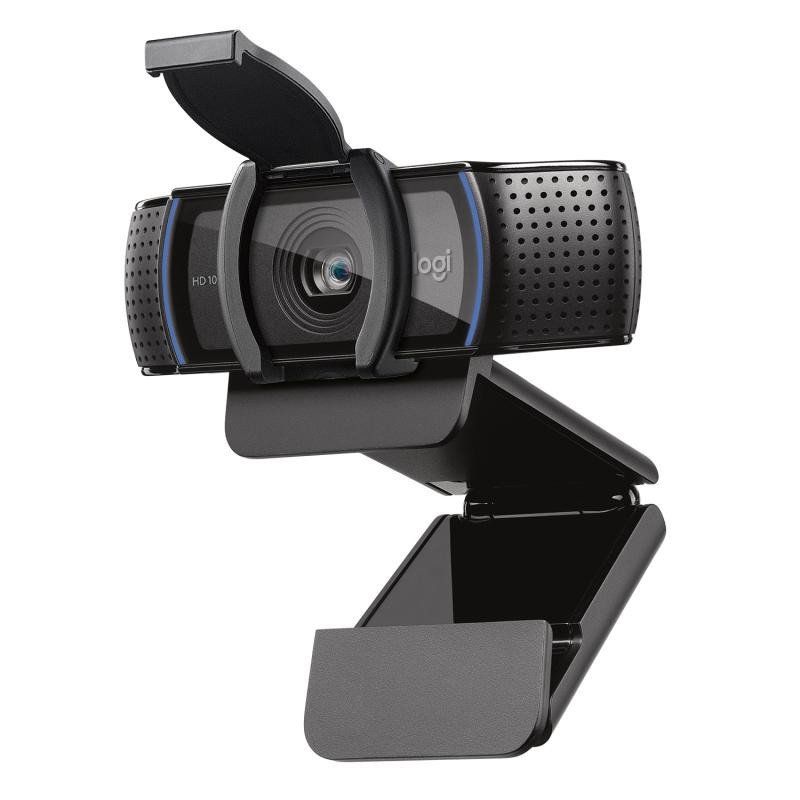 Logitech C920s HD Pro Webcam Streaming, Full HD 1080p/30ips, Appels Vidéos, Audio Clair, Correction Automatique de la Lumière, Volet de Protection, Skype, Zoom, Camera PC/Mac/Portable/Tablette/XBox