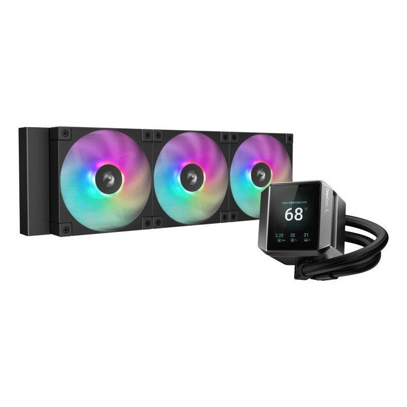 EK Water Blocks Nucleus AIO CR360 Lux D-RGB Processeur Refroidisseur de liquide tout-en-un 12 cm Noir 1 pièce(s)
