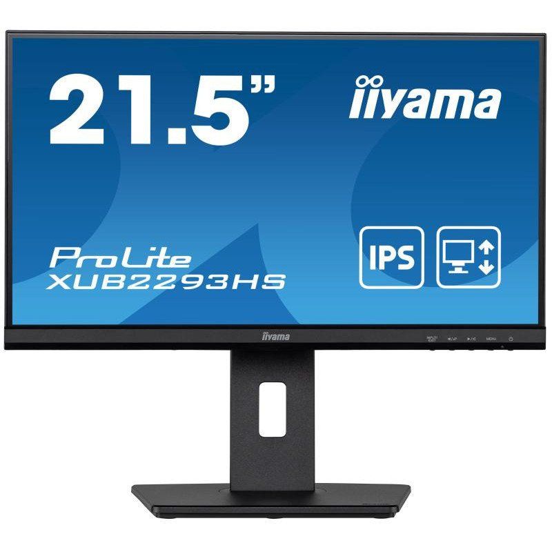 IIYAMA Moniteur 21.5&quot; IPS*XUB2293HS-B3*HP/HDMI/DP/VGA/Pied Reg