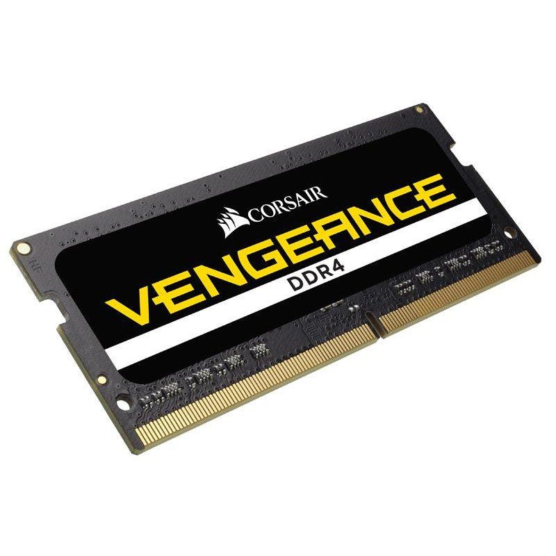 Corsair Vengeance SODIMM 8Go (1x8Go) DDR4 2400MHz CL16 Mémoire pour Ordinateurs Portables (Support des Processeurs Intel Core™ i5 et i7 de 6ème génération) Noir