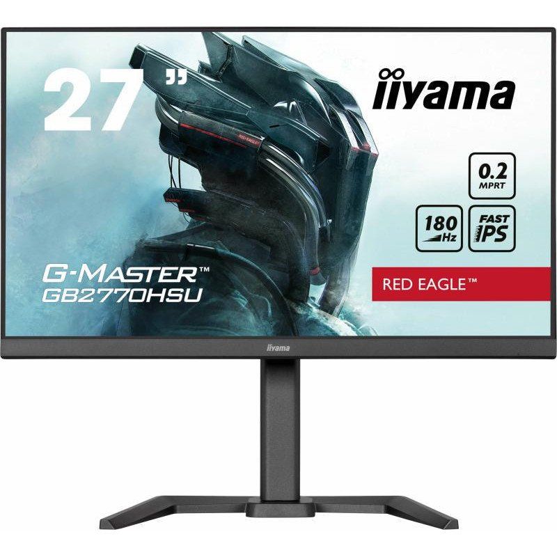 iiyama G-Master GB2770HSU-B6 27&quot; Fast IPS FullHD 180Hz 0.2ms USB-A Altavoces Altura Ajustable