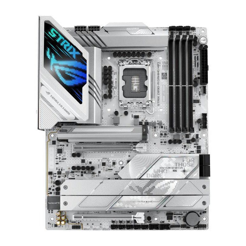 ASUS ROG Strix Z890-A Gaming WiFi – Carte mère Gaming Intel ATX (DDR5, 16+1+2+2, PCIe 5.0, 5 x M.2, WiFi 7, AI Overclocking, AI Networking II, Aura Sync RGB)