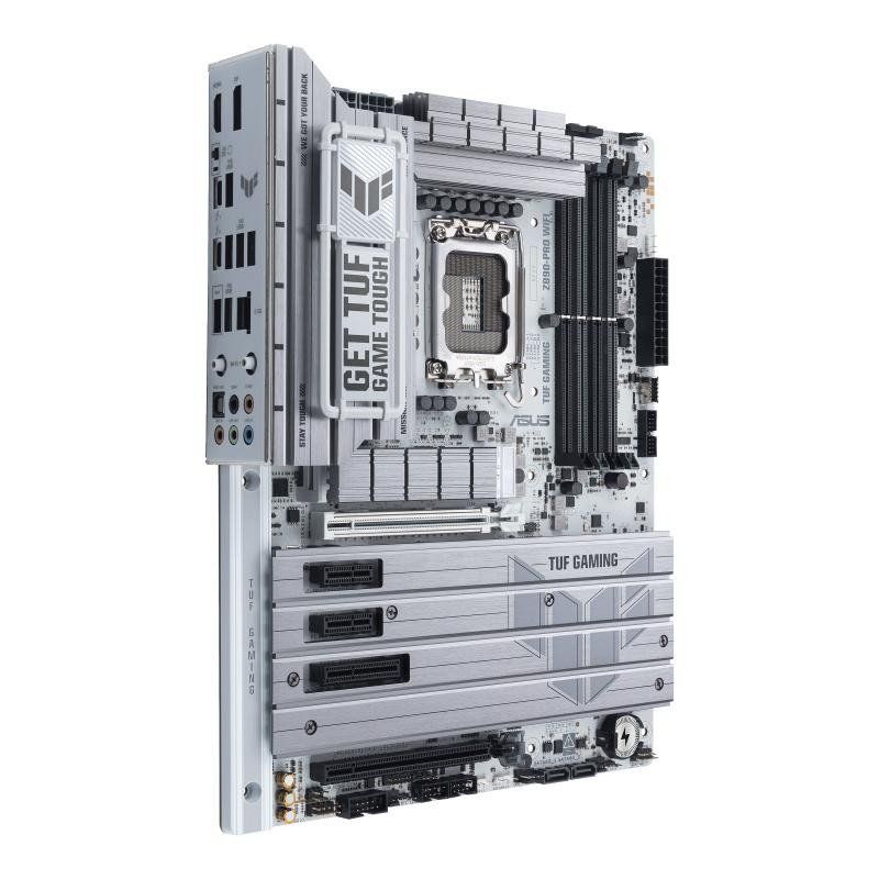 ASUS TUF Gaming Z890-PRO WiFi – Carte mère Gaming Intel ATX (DDR5, 16+1+2+1 80A DrMOS, PCIe 5.0, 2 x USB4, USB Frontal 20Gbps avec PD Fast Charge, 4 x M.2, Wi-FI 7, Aura Sync RGB)