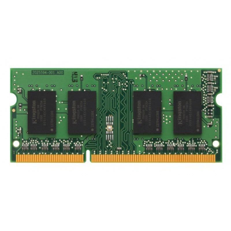 Kingston Technology ValueRAM 4GB 1600MHz DDR3L NonECC CL11 SODIMM 1.35V KVR16LS11/4 Mémoire d’ordinateur Portable