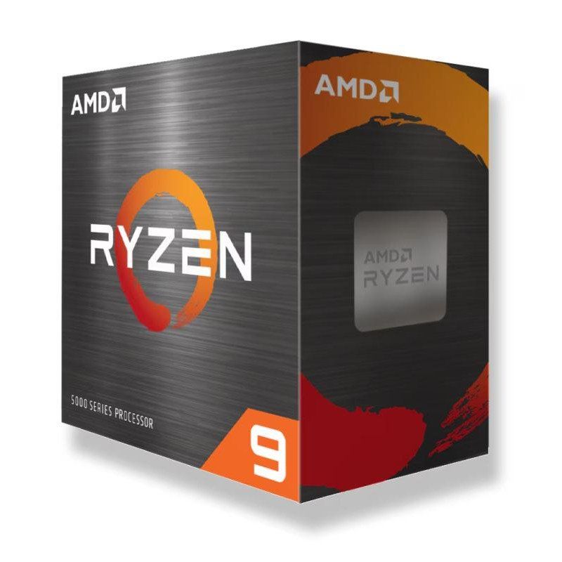 AMD Ryzen 9 5900XT Processeur (16 Coeurs/32 Threads, 105W TDP, Socket AM4, Cache 72Mo, jusqu&#39;à 4.8 GHz Fréquence Boost, Pas de Ventilateur)
