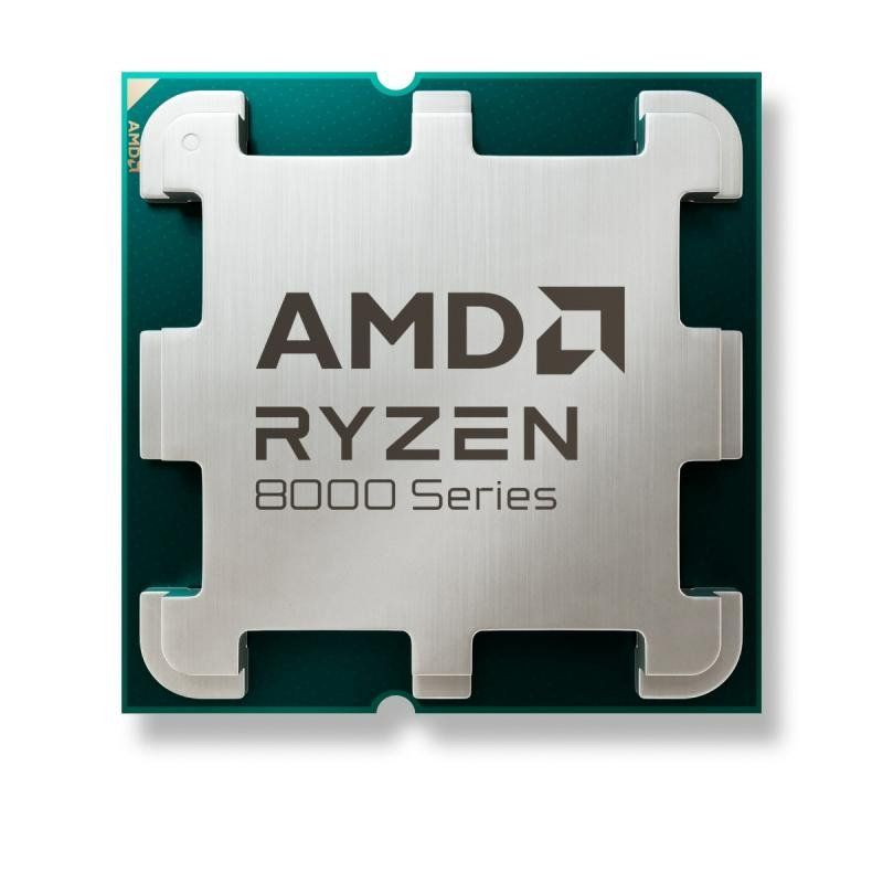 AMD Ryzen 7 8700F Processeur (8 Cœurs/16 Threads, Ryzen AI, 65W TDP, Socket AM5, Cache 24Mo, Jusqu&#39;à 5,0 GHz Fréquence Boost, Ventilateur Wraith Stealth
