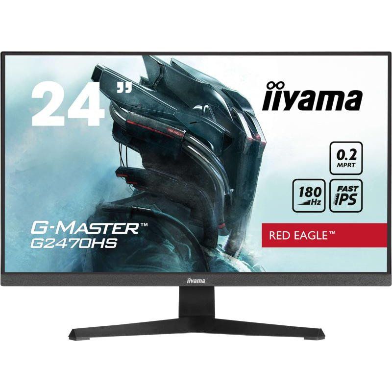 iiyama G-Master G2470HS-B1 écran Plat de PC 60,5 cm (23.8&quot;) 1920 x 1080 Pixels Full HD LCD Noir