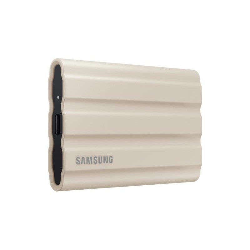 Samsung SSD Externe T7 Shield, 1 To, Beige, MU-PE1T0K/EU, vitesse de lecture/écriture jusqu&#39;à 1050Mo/s, USB 3.2 Gen 2