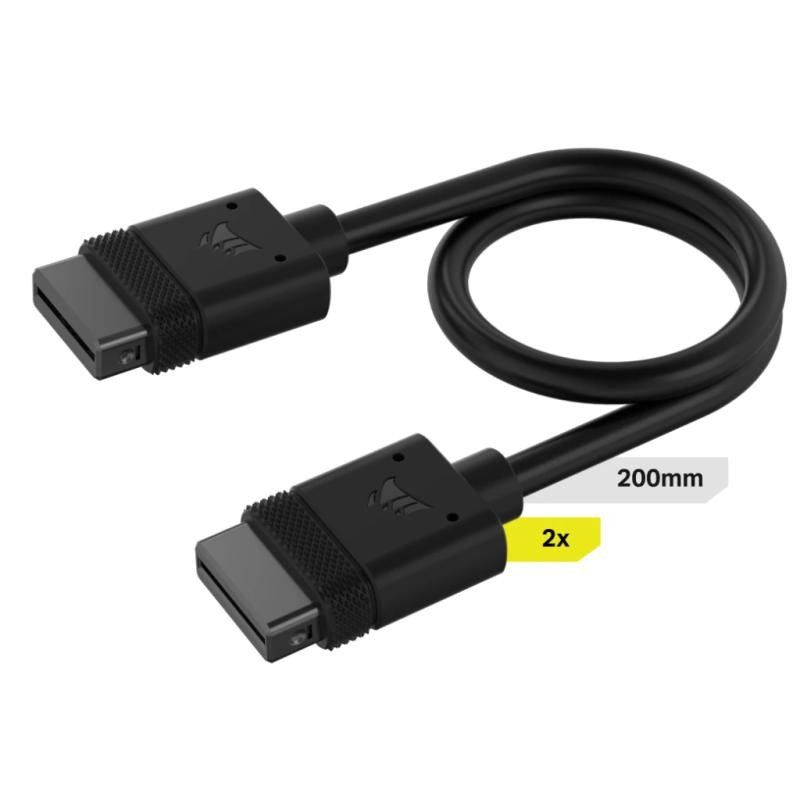 Corsair iCUE LINK Câbles - 200mm Droit - Noir