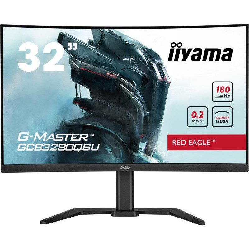 iiyama G-Master GCB3280QSU-B2 32&quot; VA CURVO QHD 180Hz 0.2ms USB-A Altavoces Altura Ajustable
