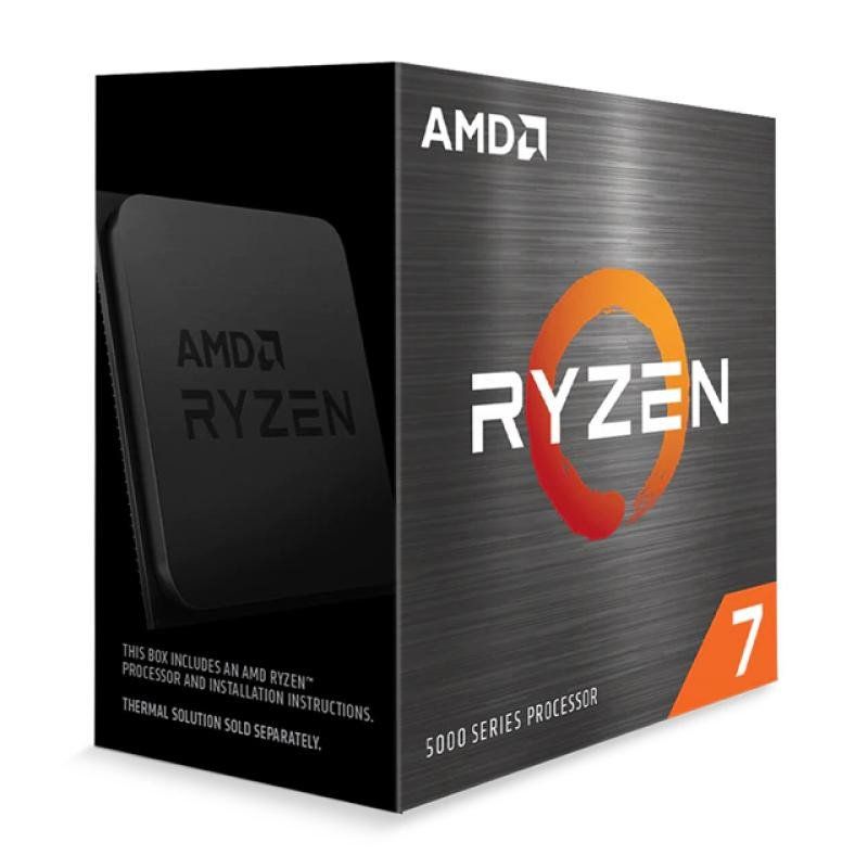 AMD Ryzen 7 5800X Processeur (8 Cœurs/16 Threads, 105W TDP, Socket AM4, 36 Mo Cache, jusqu&#39;à 4,7 Ghz Fréquence Boost, sans Ventilateur)