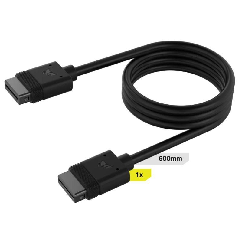 Corsair iCUE LINK Câble - 600mm Droit - Noir