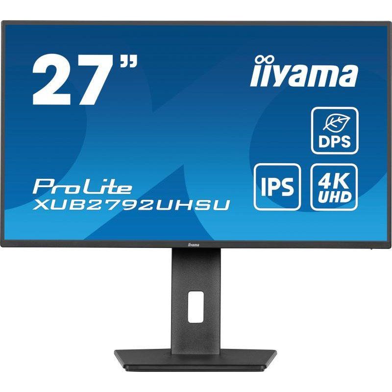 iiyama Prolite XUB2792UHSU-B6 27&quot; IPS 4K 100Hz USB-C Altavoces Altura Ajustable