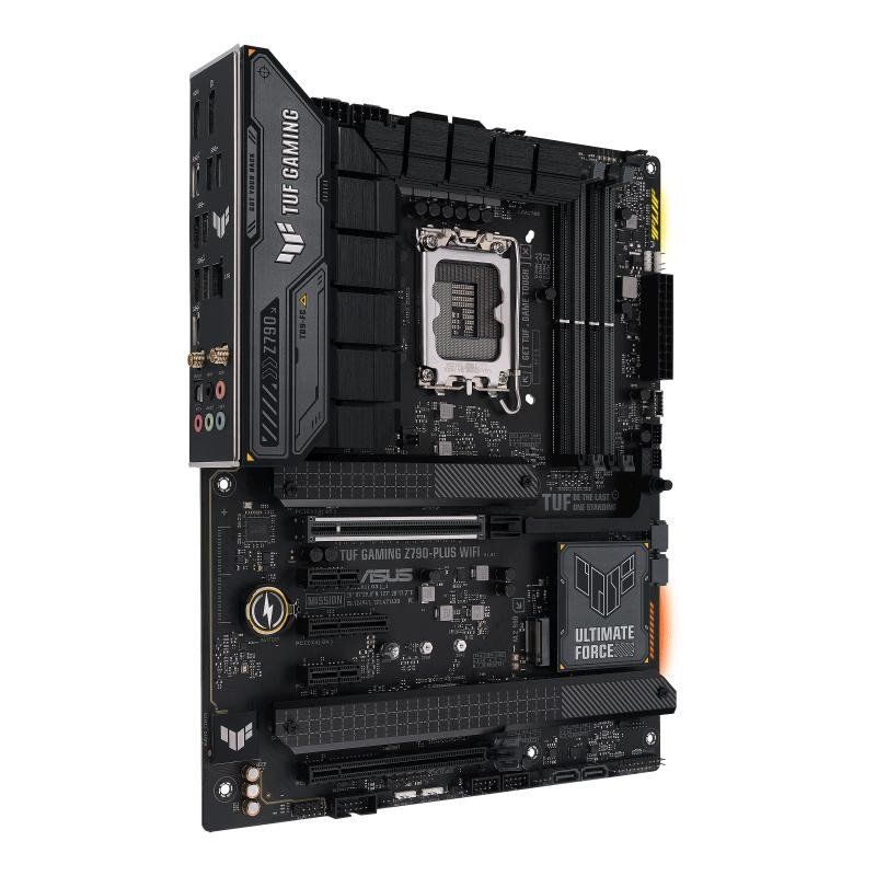 ASUS TUF Gaming Z790-PLUS Carte mère Intel LGA 1700 ATX (PCIe 5.0, Quatre M.2, 16+1 DrMOS, DDR5, 2,5 Go Ethernet, Wi-FI 6E, USB 3.2 Gen 2x2 Type C, Thunderbolt (USB4), Aura Sync, AEMP II)