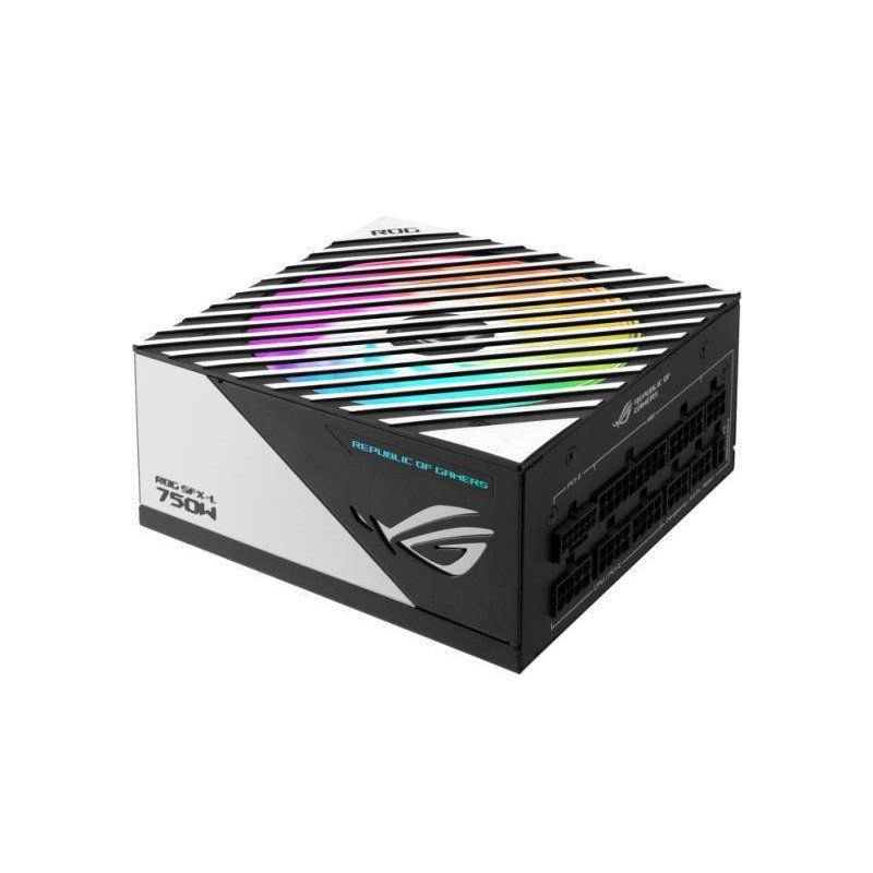 ASUS ROG Loki SFX-L Platine 750 W (Alimentation entièrement modulable, Platine 80+, Lambda A, Ventilateur PWM ARGB, Aura Sync, Compatible ATX 3.0, PCIe 5.0 Ready)