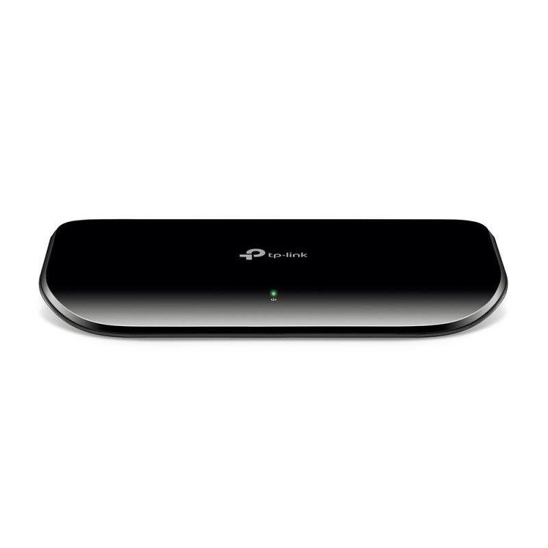 TP-Link TL-SG1008D Switch Ethernet Gigabit 8 ports 10/100/1000 Mbps - Idéal partage de connexion et mise en réseau pour les petites entreprises et les bureaux domestiques , Noir