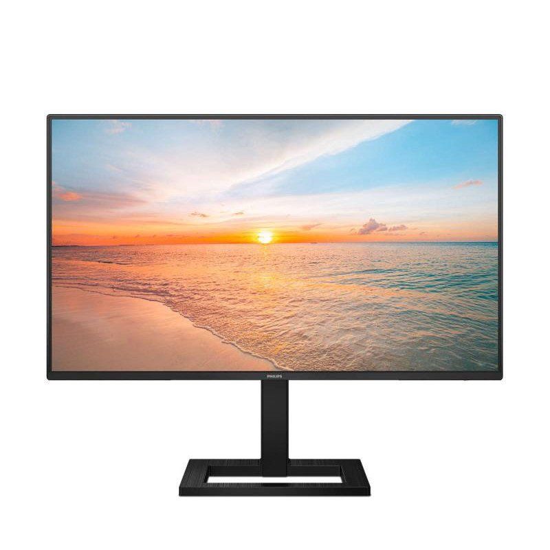 Philips 24E1N1300AE - Moniteur FHD 234 Pouces, 100 Hz, IPS, 1ms, Alimentation USB-C, Hauteur réglable, Haut-parleurs, Mode LowBlue (1920 x 1080, 250 CD/m², HDMI 1.4 / USB-C) Noir