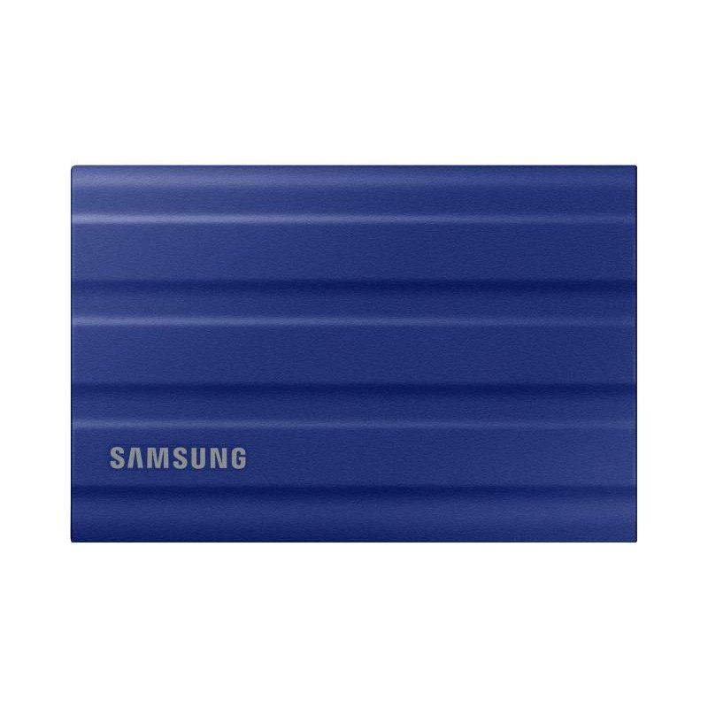 Samsung SSD Externe T7 Shield, 1 To, Bleu, MU-PE1T0R/EU, vitesse de lecture/écriture jusqu&#39;à 1050Mo/s, USB 3.2 Gen 2