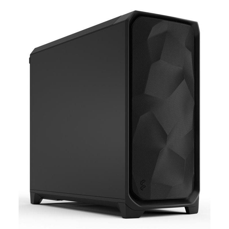 Fractal Design Meshify 3 XL Black Solid - High Airflow PC Gaming Case - Mesh Front Panel - Three Momentum 14 Fans Included - Spacious Interior - GPU up to 512mm