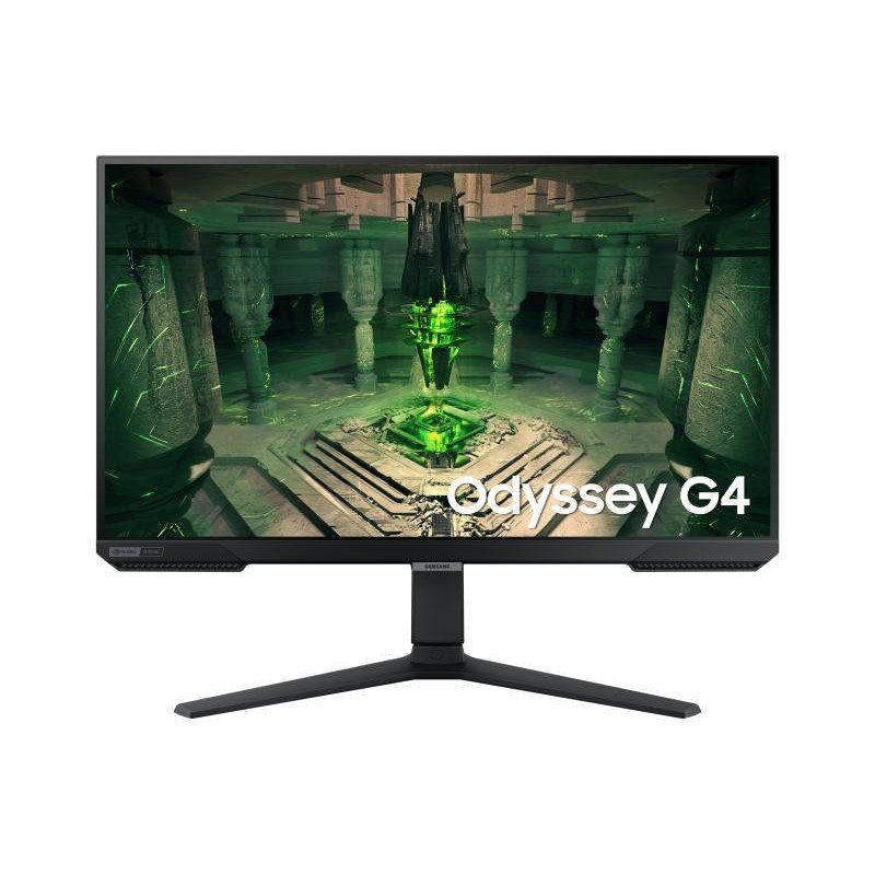 Samsung Odyssey G4, 27&quot; , 1ms, 240Hz, Dalle IPS, Résolution FHD 1920x1080, 400cd/m2,1000:1, Compatible G-Sync, AMD FreeSync Premium, Low Input Lag Mode, Pied Ajustable, HDMI, DisplayPort