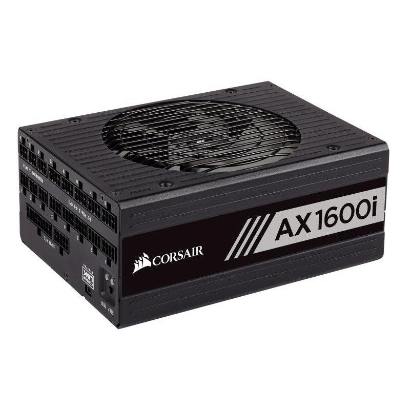Corsair AX1600i Alimentation numérique entièrement modulaire (1600 watts, certifiée 80+ Titanium) Noir