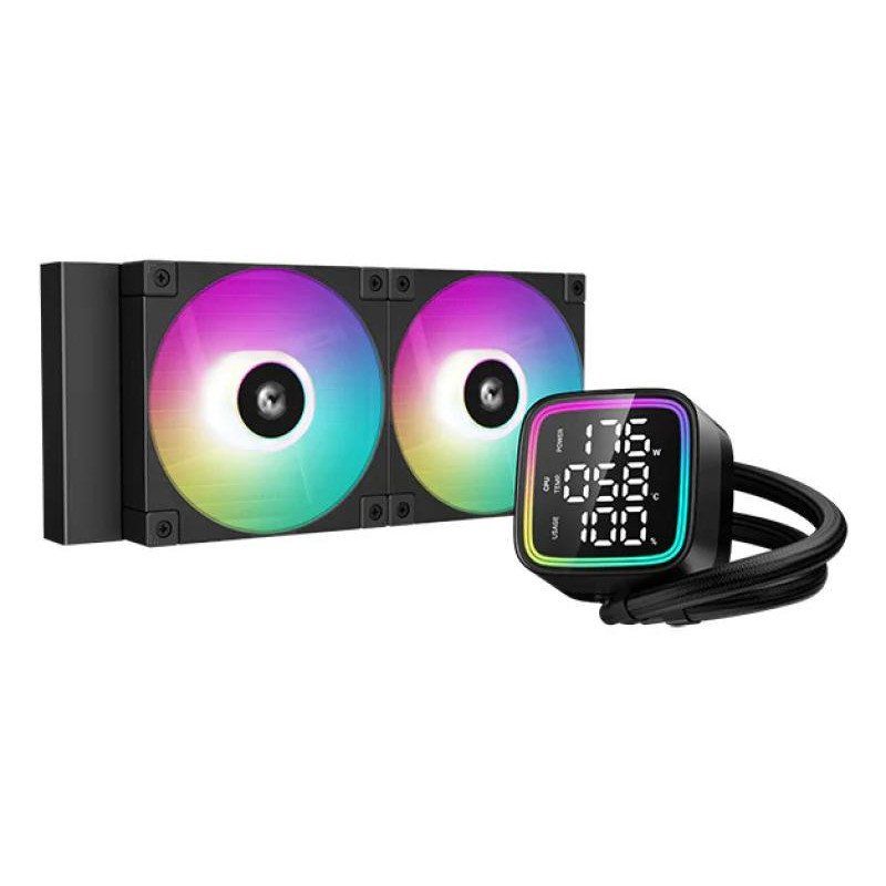 ARCTIC Liquid Freezer III Pro 240 - Refroidisseur CPU AIO, 2 x 120 mm Refroidissement à Eau, Radiateur da 38 mm, Pompe PWM, Ventilateur VRM, AMD AM5/AM4, Intel LGA1851/1700 Cadre de Contact - Noir