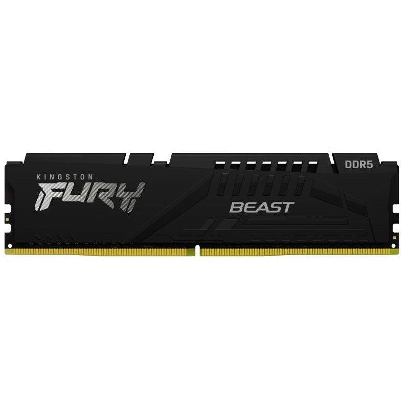 Kingston FURY Beast Noir DDR5 32Go (2x16Go) 6000MT/s CL36 DIMM Mémoire pour PC de Gamer Kit de 2 AMD EXPO et Intel XMP - KF560C36BBE2K2-32