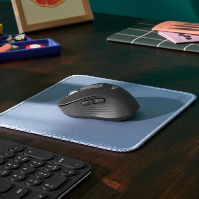 Logitech Signature M650 Souris sans fil - Pour Mains de Petites &amp; Moyennes Tailles, Pile 2 ans, Clics Silencieux, Boutons de Côtés Programmables, Bluetooth, PC/Mac/Multi-Device/Chromebook - Gris