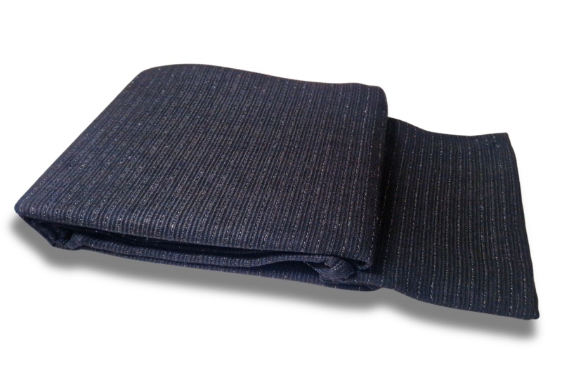 COLCHA MULTIUOSOS PARA CAMA Y SOFA 80% ALGODÓN 20% POLIESTER MODELO. LUX GRAFITO CON HILOS PLATEADOS