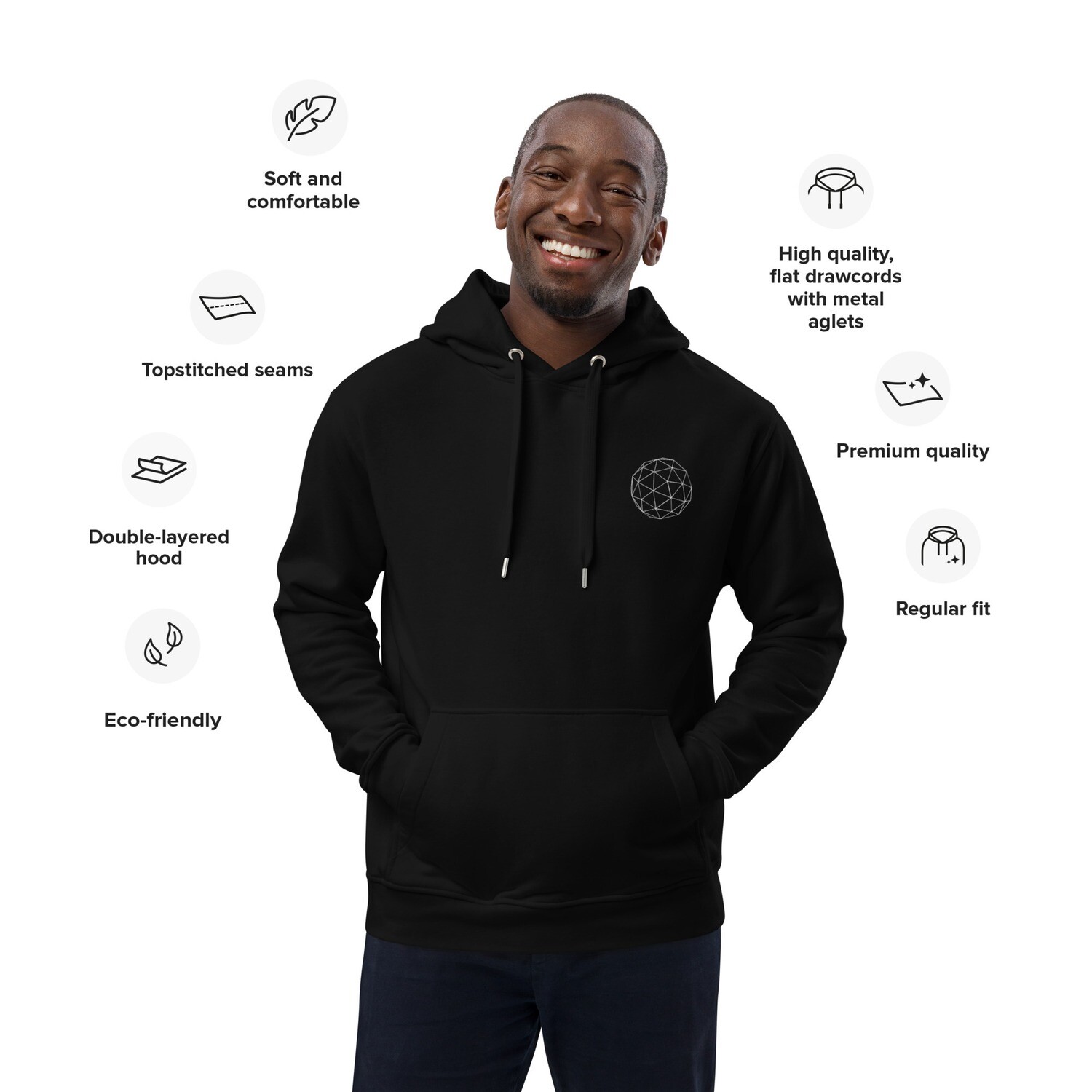 Minimalistic Premium eco hoodie